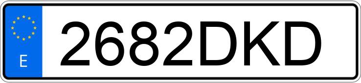 Numer rejestracyjny 2682DKD posiada VOLKSWAGEN GOLF Numer rejestracyjny 2682DKD posiada VOLKSWAGEN GOLF