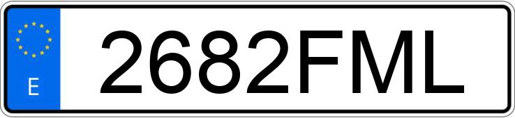 Numer rejestracyjny 2682FML posiada PEUGEOT 407