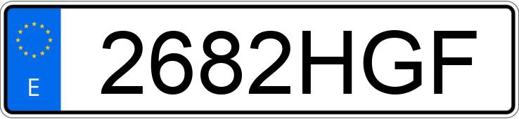Numer rejestracyjny 2682HGF posiada OPEL INSIGNIA
