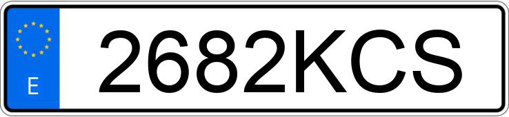 Numer rejestracyjny 2682KCS posiada SYM JET 14