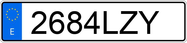 Numer rejestracyjny 2684LZY posiada LYNK & CO 01 1.5T PHEV