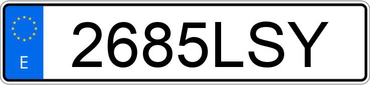 Numer rejestracyjny 2685LSY posiada NISSAN GT-R