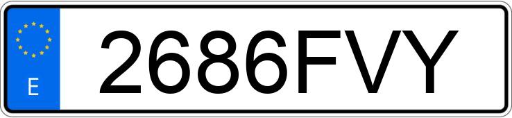 Numer rejestracyjny 2686FVY posiada MINI MINI