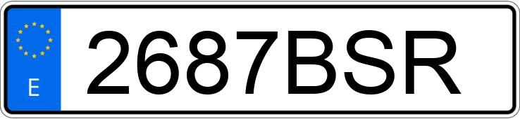 Numer rejestracyjny 2687BSR posiada CITROEN SAXO Numer rejestracyjny 2687BSR posiada CITROEN SAXO