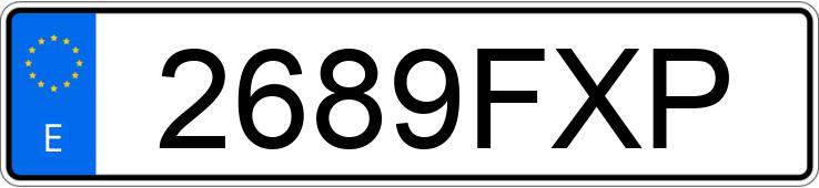 Numer rejestracyjny 2689FXP posiada BMW SERIE 3 Numer rejestracyjny 2689FXP posiada BMW SERIE 3