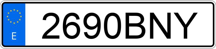 Numer rejestracyjny 2690BNY posiada SKODA OCTAVIA Numer rejestracyjny 2690BNY posiada SKODA OCTAVIA