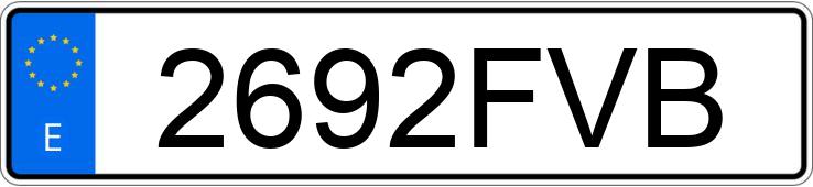 Numer rejestracyjny 2692FVB posiada ISUZU DMAX