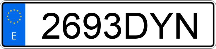 Numer rejestracyjny 2693DYN posiada SEAT IBIZA Numer rejestracyjny 2693DYN posiada SEAT IBIZA