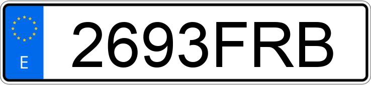 Numer rejestracyjny 2693FRB posiada OPEL ZAFIRA Numer rejestracyjny 2693FRB posiada OPEL ZAFIRA