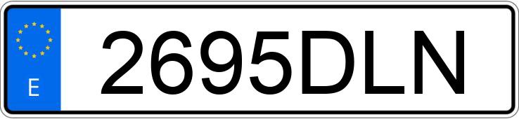 Numer rejestracyjny 2695DLN posiada PEUGEOT 307