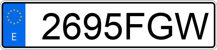 Numer rejestracyjny 2695FGW posiada MITSUBISHI MONTERO Numer rejestracyjny 2695FGW posiada MITSUBISHI MONTERO