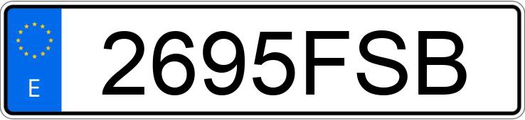 Numer rejestracyjny 2695FSB posiada PEUGEOT 307 Numer rejestracyjny 2695FSB posiada PEUGEOT 307
