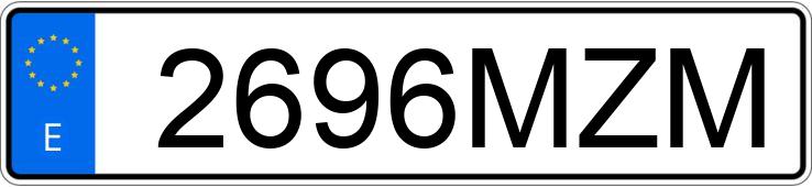 Numer rejestracyjny 2696MZM posiada VOLKSWAGEN GOLF