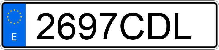 Numer rejestracyjny 2697CDL posiada VOLKSWAGEN GOLF Numer rejestracyjny 2697CDL posiada VOLKSWAGEN GOLF