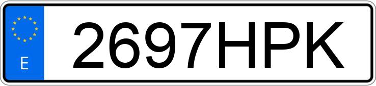 Numer rejestracyjny 2697HPK posiada HONDA WAVE Numer rejestracyjny 2697HPK posiada HONDA WAVE