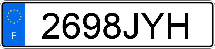 Numer rejestracyjny 2698JYH posiada FIAT 500X Numer rejestracyjny 2698JYH posiada FIAT 500X