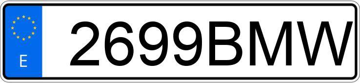 Numer rejestracyjny 2699BMW posiada VOLKSWAGEN PASSAT Numer rejestracyjny 2699BMW posiada VOLKSWAGEN PASSAT