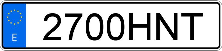 Numer rejestracyjny 2700HNT posiada SEAT IBIZA COPA 1.6 TDI