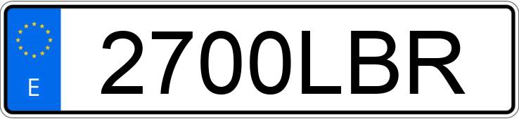 Numer rejestracyjny 2700LBR posiada NISSAN QASHQAI Numer rejestracyjny 2700LBR posiada NISSAN QASHQAI