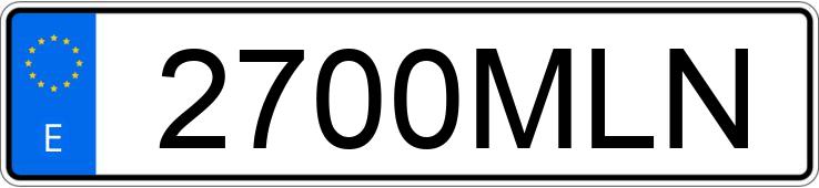 Numer rejestracyjny 2700MLN posiada GAS-GAS EC Numer rejestracyjny 2700MLN posiada GAS-GAS EC