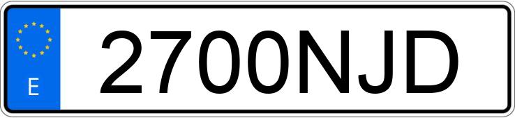 Numer rejestracyjny 2700NJD posiada TOYOTA RAV4 Numer rejestracyjny 2700NJD posiada TOYOTA RAV4