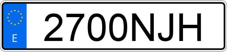 Numer rejestracyjny 2700NJH posiada LEXUS LBX