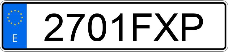 Numer rejestracyjny 2701FXP posiada IVECO DAILY Numer rejestracyjny 2701FXP posiada IVECO DAILY