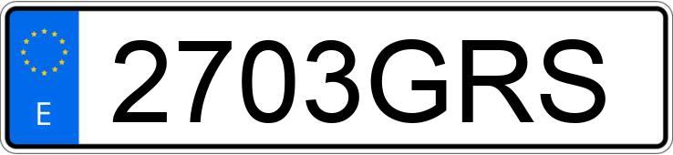 Numer rejestracyjny 2703GRS posiada OPEL ASTRA