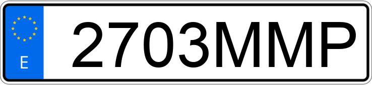 Registreringsnummer2703MMP har FIAT 500 Registreringsnummer2703MMP har FIAT 500