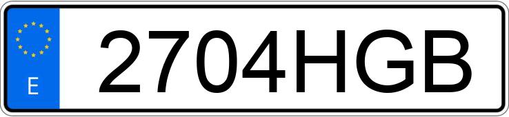 Numer rejestracyjny 2704HGB posiada SUZUKI INTRUDER 125