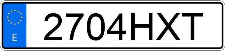 Numer rejestracyjny 2704HXT posiada BMW SERIE 3 Numer rejestracyjny 2704HXT posiada BMW SERIE 3