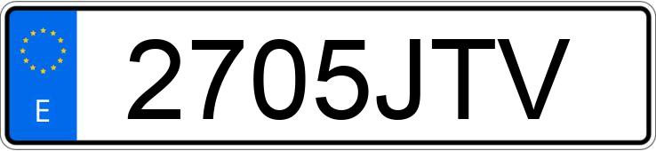 Numer rejestracyjny 2705JTV posiada SCANIA SERIE R