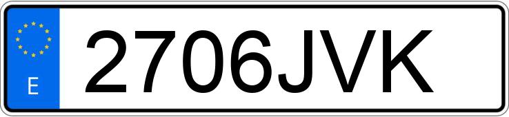 Numer rejestracyjny 2706JVK posiada VOLKSWAGEN TOURAN Numer rejestracyjny 2706JVK posiada VOLKSWAGEN TOURAN