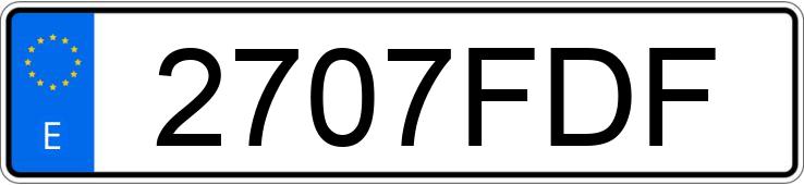 Numer rejestracyjny 2707FDF posiada VOLKSWAGEN CROSSPOLO Numer rejestracyjny 2707FDF posiada VOLKSWAGEN CROSSPOLO