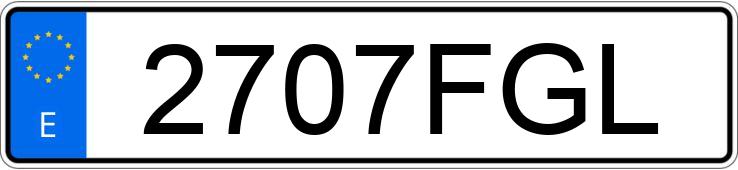 Numer rejestracyjny 2707FGL posiada TOYOTA YARIS Numer rejestracyjny 2707FGL posiada TOYOTA YARIS