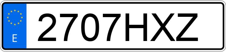 Numer rejestracyjny 2707HXZ posiada MAZDA CX-5 Numer rejestracyjny 2707HXZ posiada MAZDA CX-5