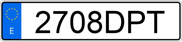 Numer rejestracyjny 2708DPT posiada PEUGEOT 407