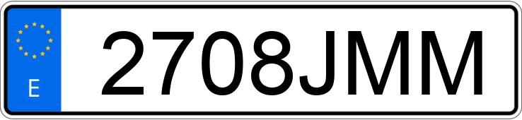 Numer rejestracyjny 2708JMM posiada CITROEN C4 PICASSO 5PZ