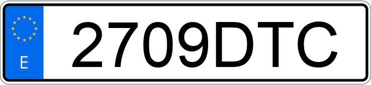 Numer rejestracyjny 2709DTC posiada TOYOTA YARIS Numer rejestracyjny 2709DTC posiada TOYOTA YARIS