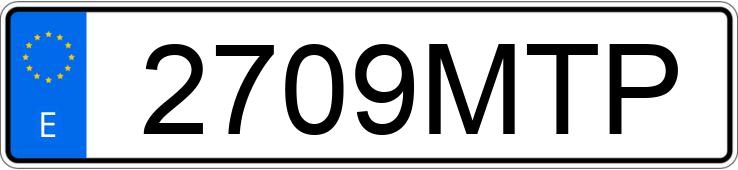 Registreringsnumret 2709MTP har FORD FOCUS