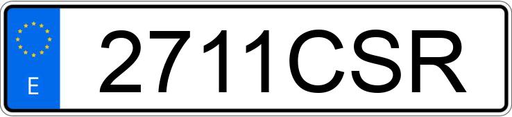 Numer rejestracyjny 2711CSR posiada AUDI A3 Numer rejestracyjny 2711CSR posiada AUDI A3