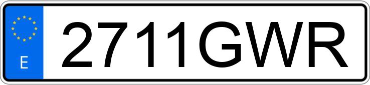 Numer rejestracyjny 2711GWR posiada FIAT SCUDO Numer rejestracyjny 2711GWR posiada FIAT SCUDO