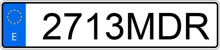 Numer rejestracyjny 2713MDR posiada FORD FIESTA Numer rejestracyjny 2713MDR posiada FORD FIESTA