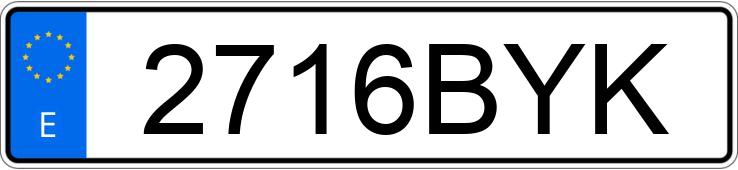 Numer rejestracyjny 2716BYK posiada HYUNDAI ACCENT Numer rejestracyjny 2716BYK posiada HYUNDAI ACCENT