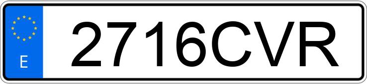 Numer rejestracyjny 2716CVR posiada BMW X3 Numer rejestracyjny 2716CVR posiada BMW X3