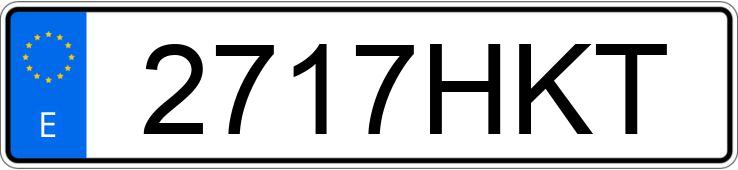 Numer rejestracyjny 2717HKT posiada PEUGEOT 5008 Numer rejestracyjny 2717HKT posiada PEUGEOT 5008