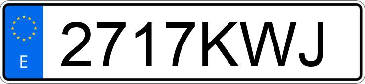 Numer rejestracyjny 2717KWJ posiada FORD ECOSPORT Numer rejestracyjny 2717KWJ posiada FORD ECOSPORT