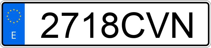 Numer rejestracyjny 2718CVN posiada CITROEN JUMPER