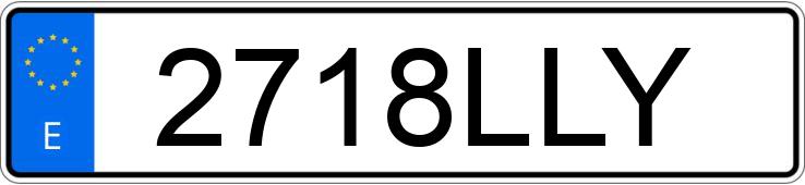 Numer rejestracyjny 2718LLY posiada VOLKSWAGEN T-CROSS Numer rejestracyjny 2718LLY posiada VOLKSWAGEN T-CROSS