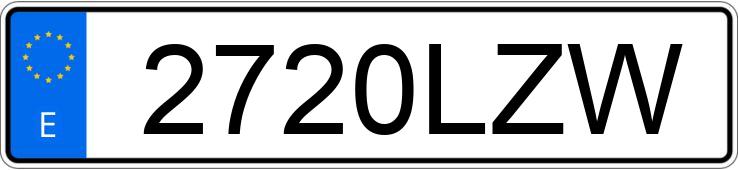 Numer rejestracyjny 2720LZW posiada MAZDA CX-5 Numer rejestracyjny 2720LZW posiada MAZDA CX-5